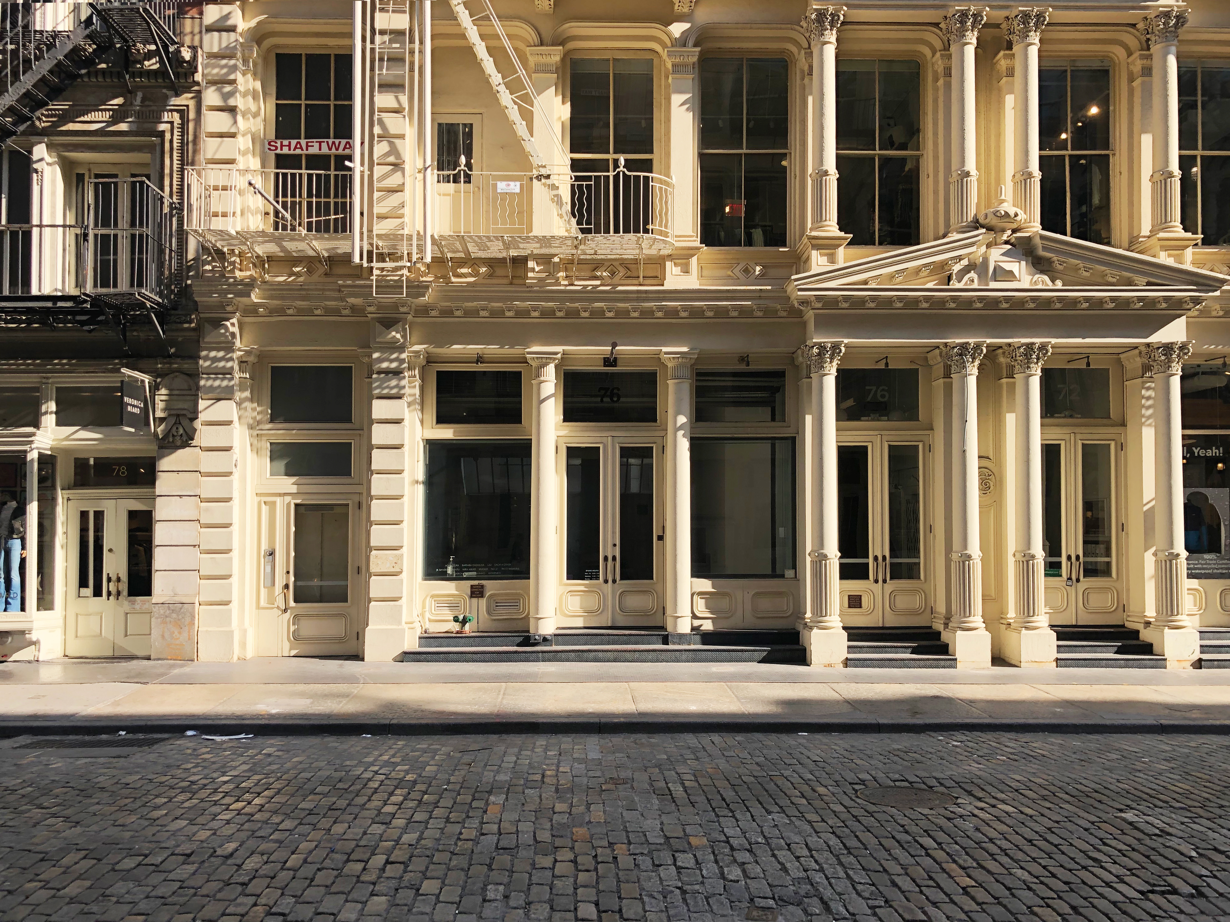 Louis Vuitton Store Greene Street Soho New York City Stock Photo